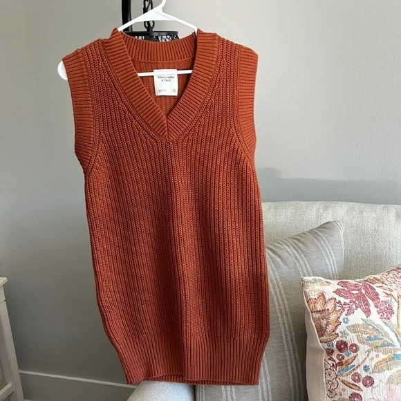 Abercrombie Fitch Sweater Vest Mini Dress